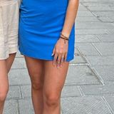 Blue Mini Dress Size 4 Photo 0