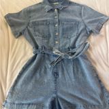 Blu Spero  Denim Romper Photo 0