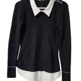 White House | Black Market  Collared Sweater Top Photo 0