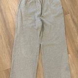Old Navy Heather Gray Wide-Leg Sweatpants Photo 0