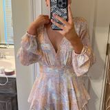 Illa Illa Boutique Paisley Spring Pastel Jumper Romper Photo 0