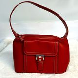 Jones New York  Vintage Red leather purse shoulder bag Photo 0