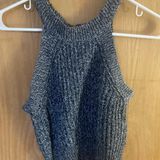 Bethany Mota Gray Sweater Halter Top Photo 0