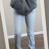 Abercrombie & Fitch Slim Straight 90’s High Rise Jeans Light Wash Photo 0