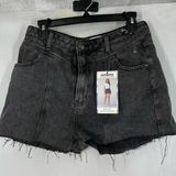 Simple Society 5/$25  shorts super high rise Front Yoke black size 13 31 Photo 0