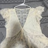 Frilly Lace Top White Size M Photo 0