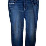 American Eagle Jeans Sz.14 Short Skinny Dark Wash Blue Photo 0