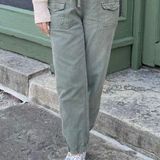 Aerie  Olive Green Cargo Jogger Pants M Photo 0