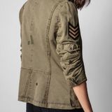 Zadig & Voltaire Grunge Military Jacket Photo 0