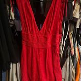 One Clothing Red Romper Photo 0