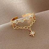 18K Gold Plated Adjustable Eight Photo 0