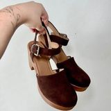Wonderly Azulah Platform Heels Chocolate Brown Sz 8 Photo 0