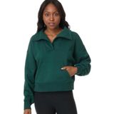 Beyond Yoga  Forest Green Women’s Street Smart Pullover   Photo 0