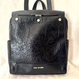 Max Studio Convertible Black Vegan Leather Backpack HANDBAG Photo 0
