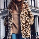 Melissa Paige Mellisa Paige leopard fur coat sz xl Photo 0