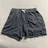 Marine layer Navy Blue Lightweight Gauze Cotton Shorts w/Pockets Size Medium Photo 0