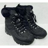 Skechers D’Lites Boots Women's 8.5 Black Waterproof Winter Snow Bomb Cyclone Photo 0