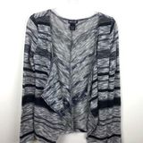 Wet Seal Waterfall Knit Cardigan Striped Small S Photo 0