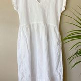 Lou & grey White Linen Dress Photo 0
