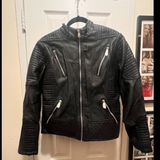 Ymi Faux-Leather Jacket Size L NWT Photo 0