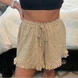 ASOS Design High Waisted Lightweight Embroidered Shorts Photo 0