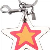 Coach  Leather Retro Look Star Key Chain Photo 0