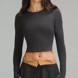 Lululemon  Tight-fit Lined Long Sleeve - S Photo 0