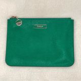 DKNY Green  Genuine Leather Clutch Gold Hardware Photo 0