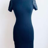 Theory Women's Leilana Sheath Black Dress Size 4 Small Office/Career/Work/Party Photo 0