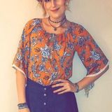 Floral Dress Shirt Yellow Photo 0