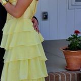 prom dress Yellow Size 2 Photo 0