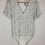 Abercrombie & Fitch Floral Bodysuit Medium Photo 0
