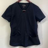 Sanibel Scrubs Women’s Scrub Top Size Small Black Photo 0