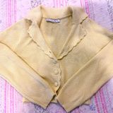 English Factory  Yellow Cardigan Photo 0