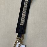 Lululemon Never Lost Keychain - Black/Gold Photo 0