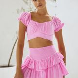 Blanco By Nature Lola Skirt Pink Photo 0