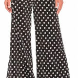 Michael Costello  x REVOLVE Bonnie Pant Black Polka Dot‎ Size XS Photo 0