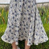 Jones New York Silk Floral  Skirt Photo 0