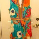 Trina Turk  100% SILK DRESS MEASUREMENTS PROVIDED Photo 0