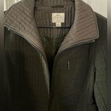 st. john's bay  Quilted Jacket Green Women Size L LIKE NEW Photo 0