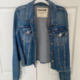 Garage Denim Cropped Jacket Photo 0