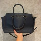 Michael Kors Selma Saffiano Leather Satchel, Medium Photo 0
