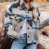 VICI  Aztec Distressed Jacket Photo 0