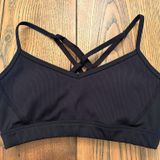 Aerie Offline Black Sports Bra, Size Medium Photo 0