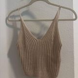 Beige Tank Top Tan Size M Photo 0