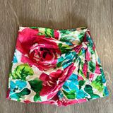 ZARA Floral Wrap Shorts Photo 0