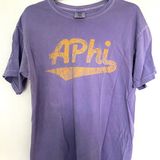Comfort Colors Alpha Phi Baseball Style T Shirt Photo 0