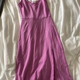 Leith Lilac MIDI Dress With Thigh Slit Photo 0