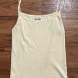 John Galt  Butter Yellow Tank Top Photo 0
