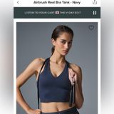 Alo Yoga ⭐️ALO AIRBRUSH REAL BRA TANK NAVY Photo 0